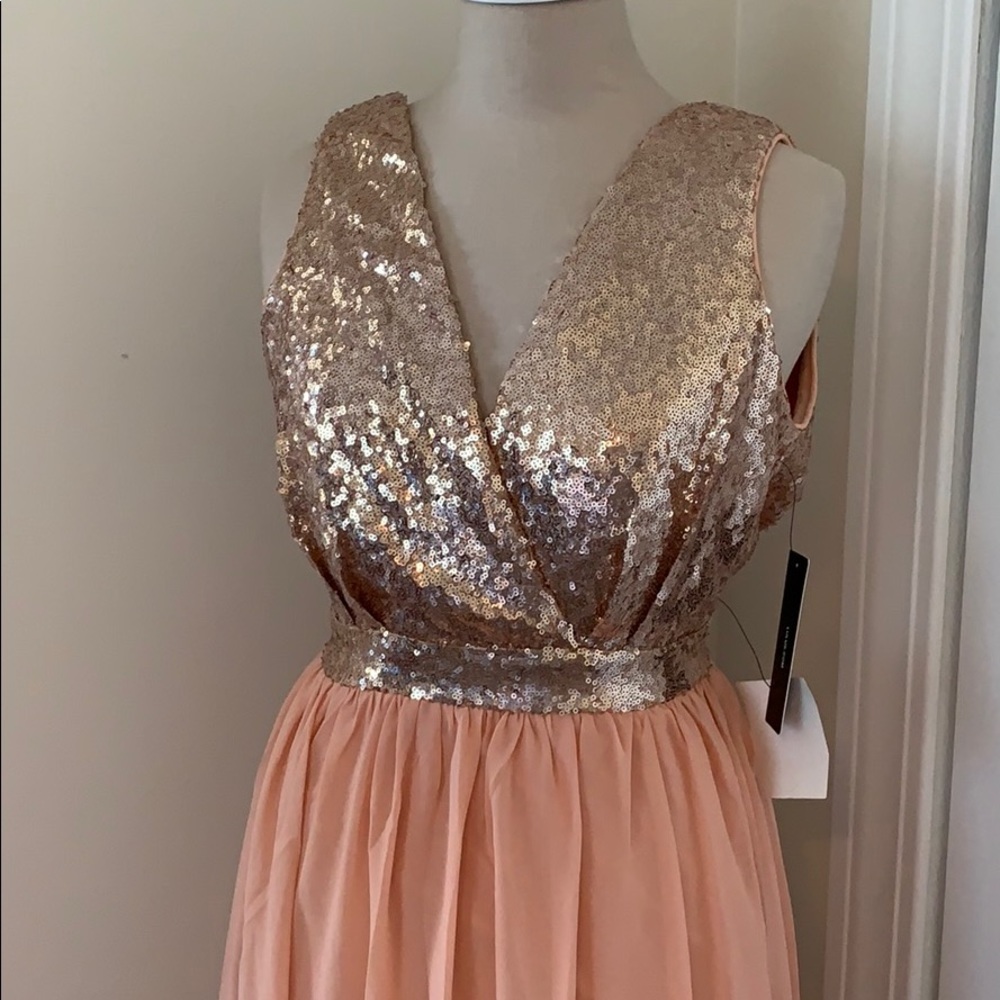 NWT Sequin and Sheer Dress